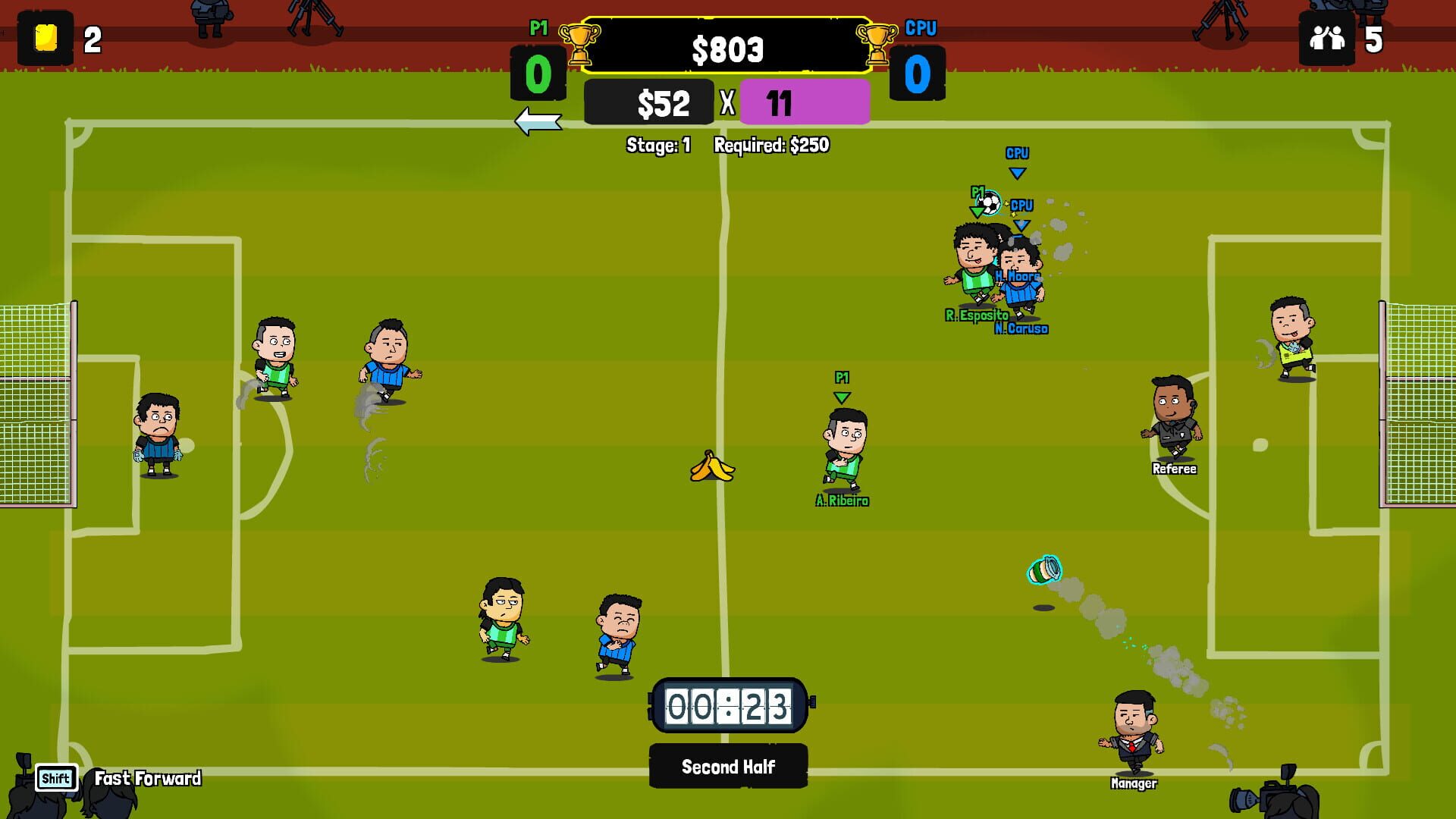Screenshot for Super Senseless Soccer