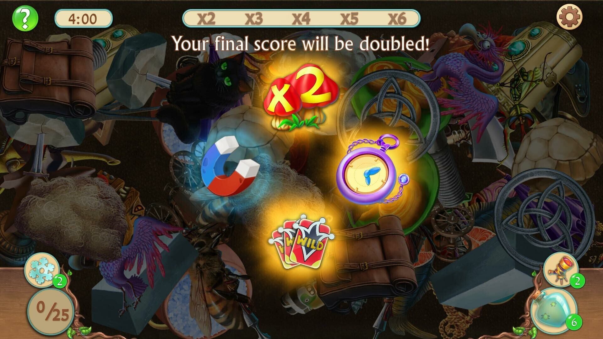 Screenshot for Spellchanted 2D Hidden Object Puzzle Adveture Tile-Matching