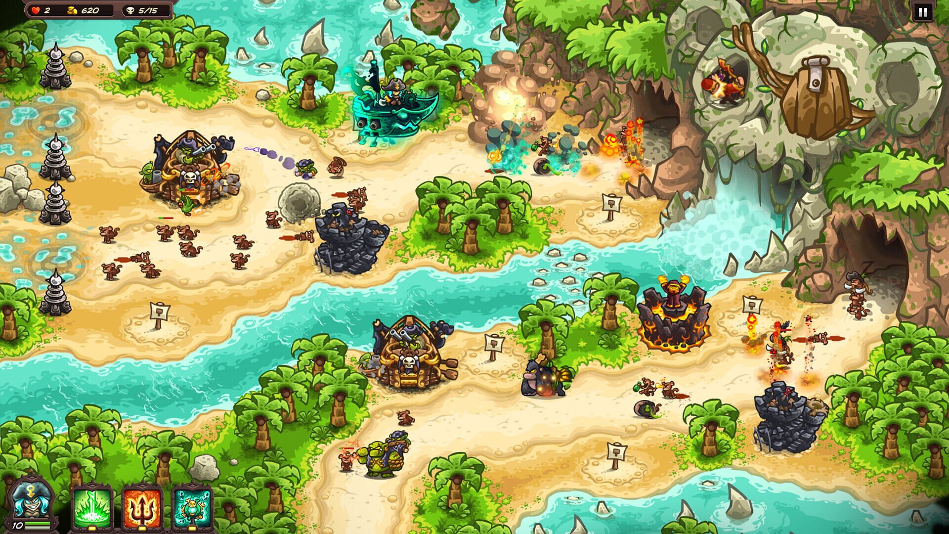 Screenshot for Kingdom Rush Vengeance: Pirate Kings