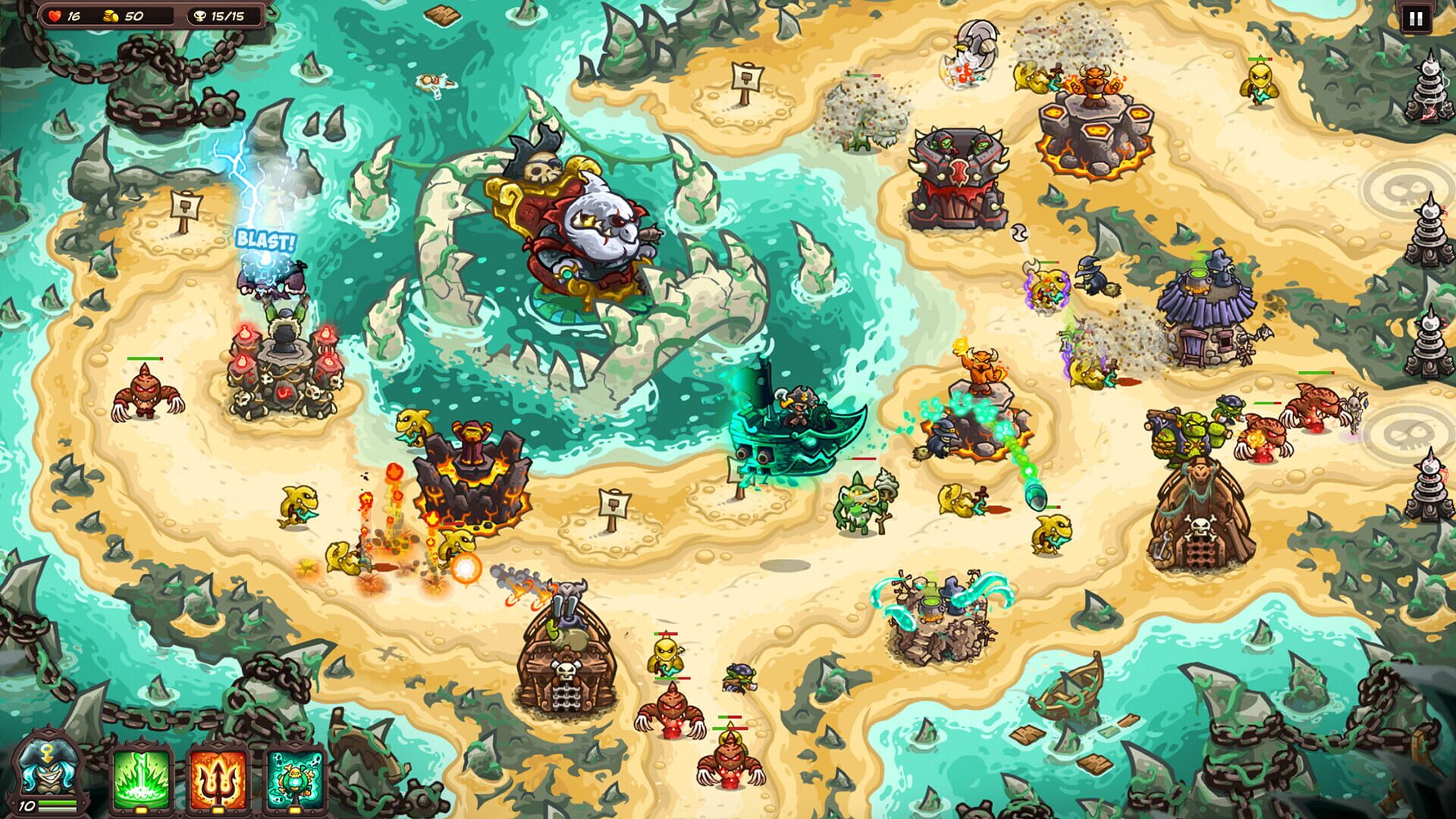 Screenshot for Kingdom Rush Vengeance: Pirate Kings