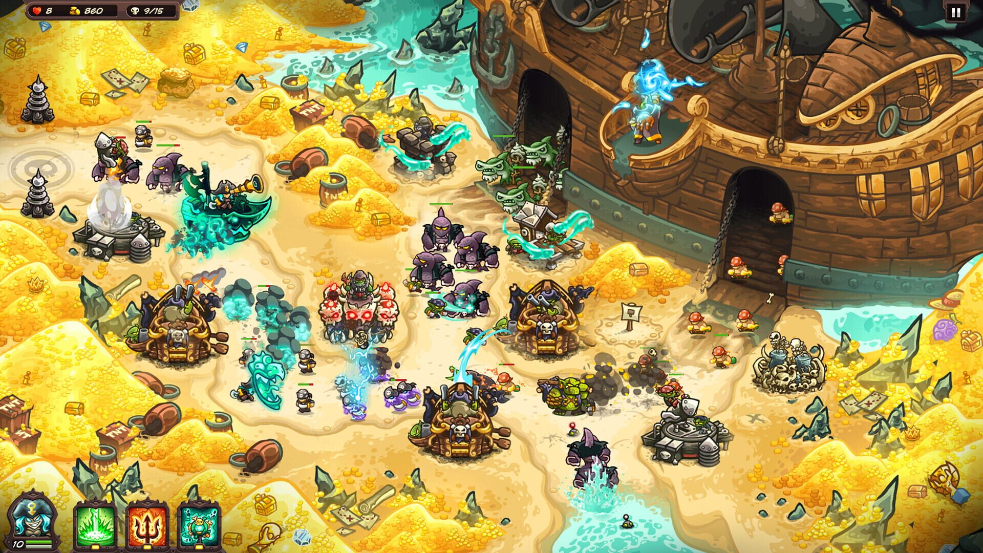 Screenshot for Kingdom Rush Vengeance: Pirate Kings