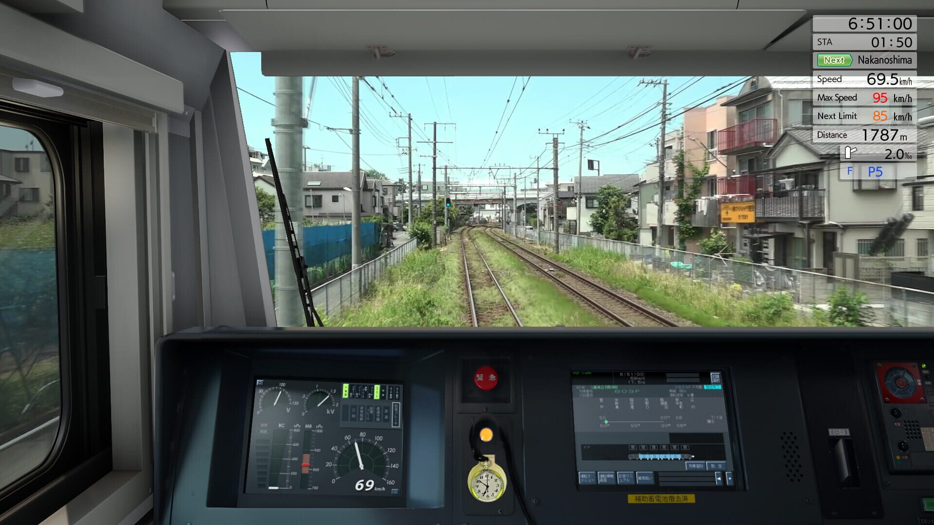 Screenshot for JR East Train Simulator: Nambu Line (Kawasaki to Tachikawa) E233-8000 series Nambu Branchi Line (Hamakawasaki to Shitte) 205-1000 series Tsurumi Line (Tsurumi to Ogimachi,Okawa,Umi-Shibaura) 205-1100 series