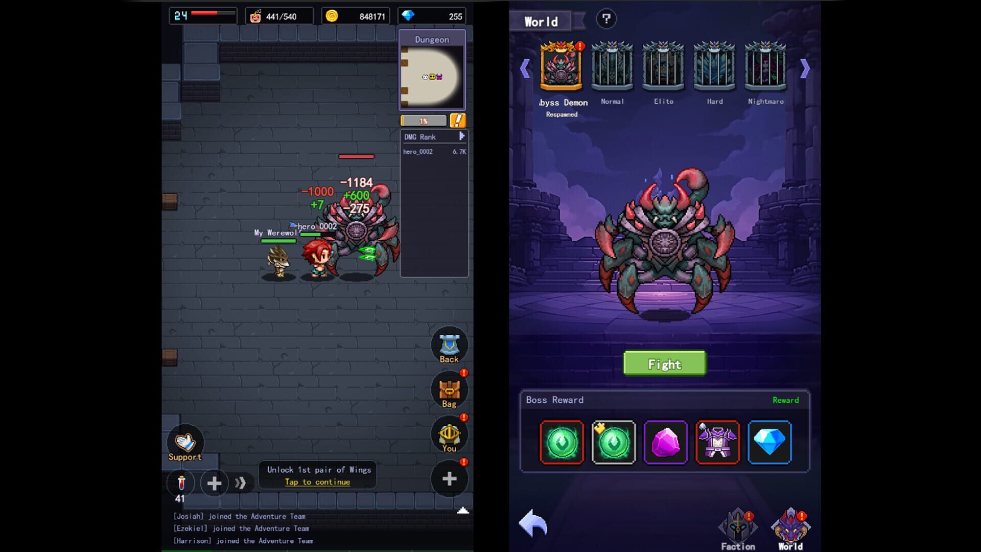 Screenshot for Pixel Dungeon RPG