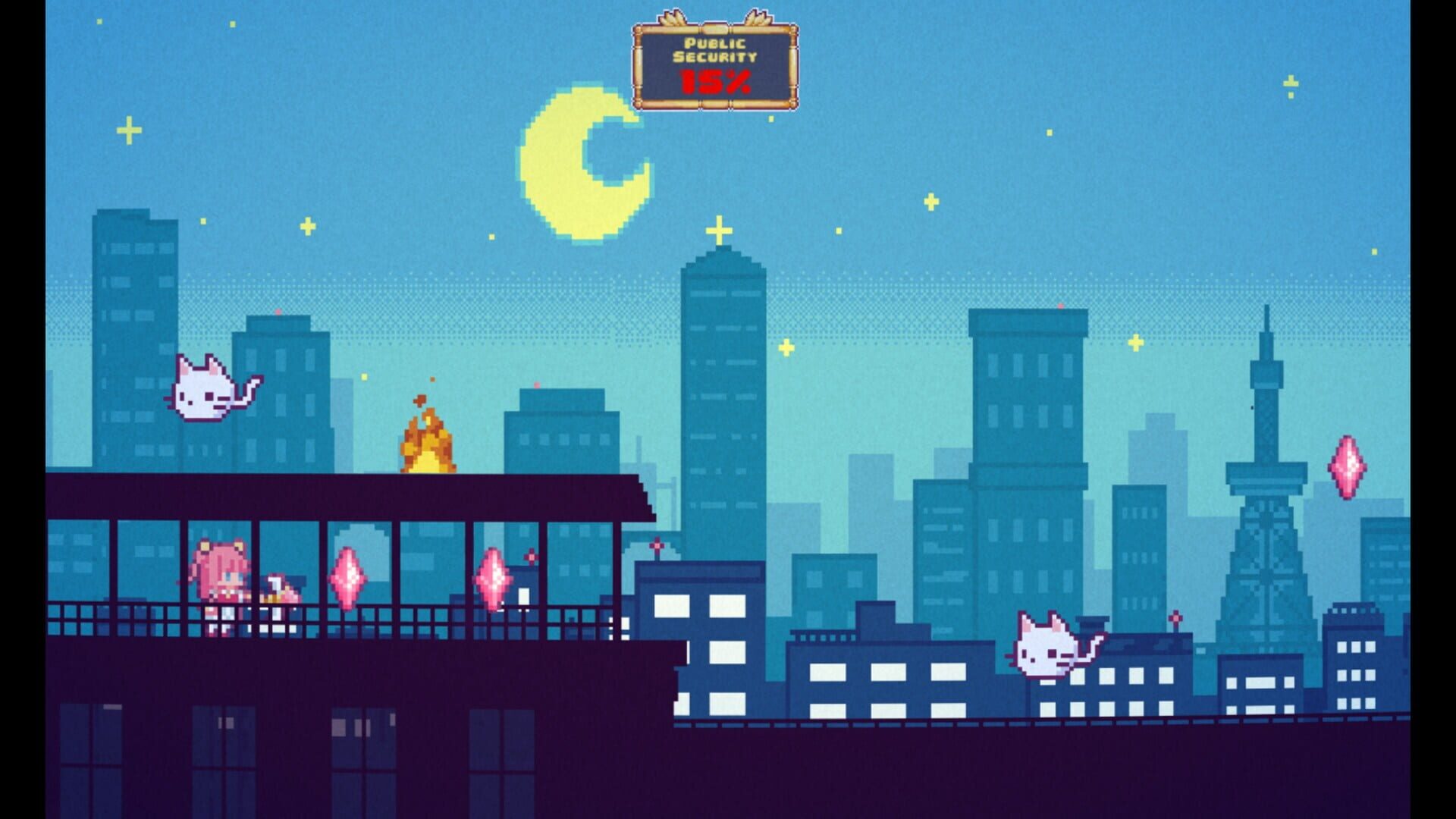 Screenshot for Magical Girls vs. Cat Aliens