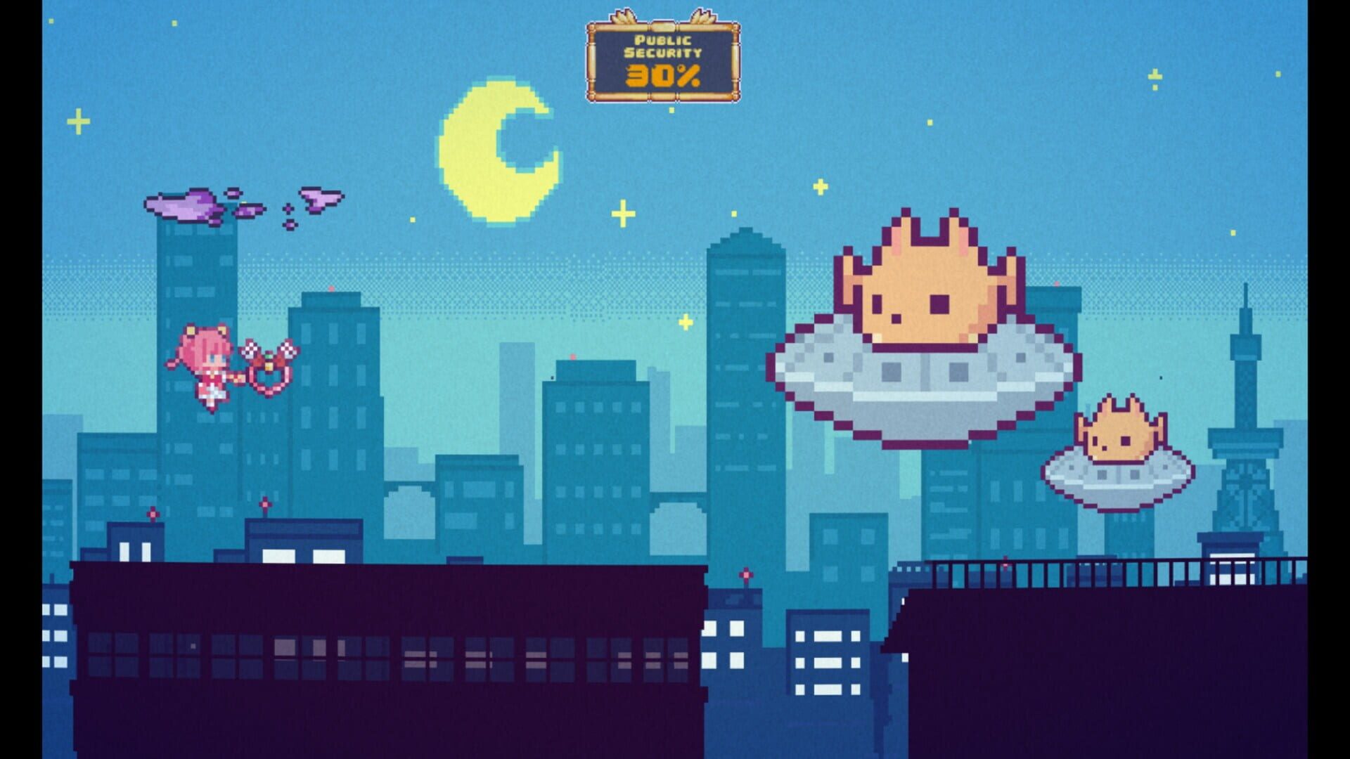 Screenshot for Magical Girls vs. Cat Aliens