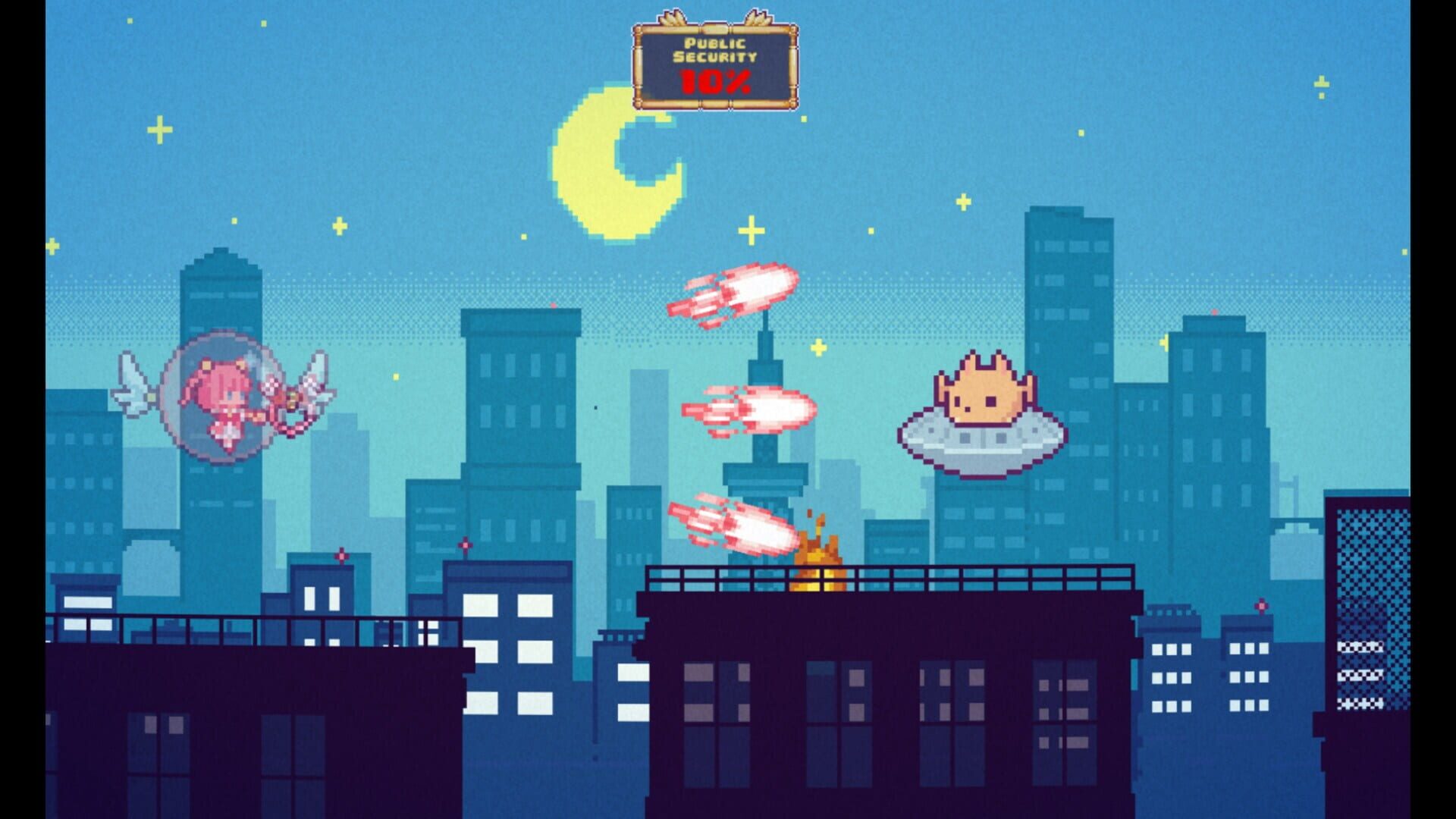 Screenshot for Magical Girls vs. Cat Aliens