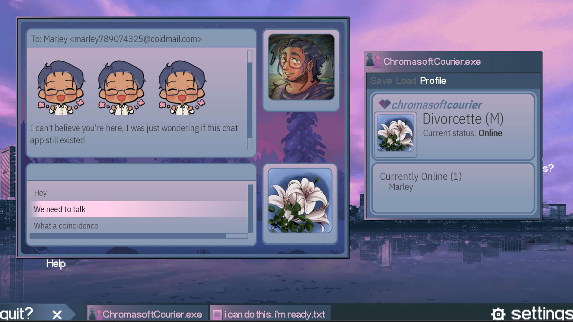 Screenshot for Divorce Chatroom