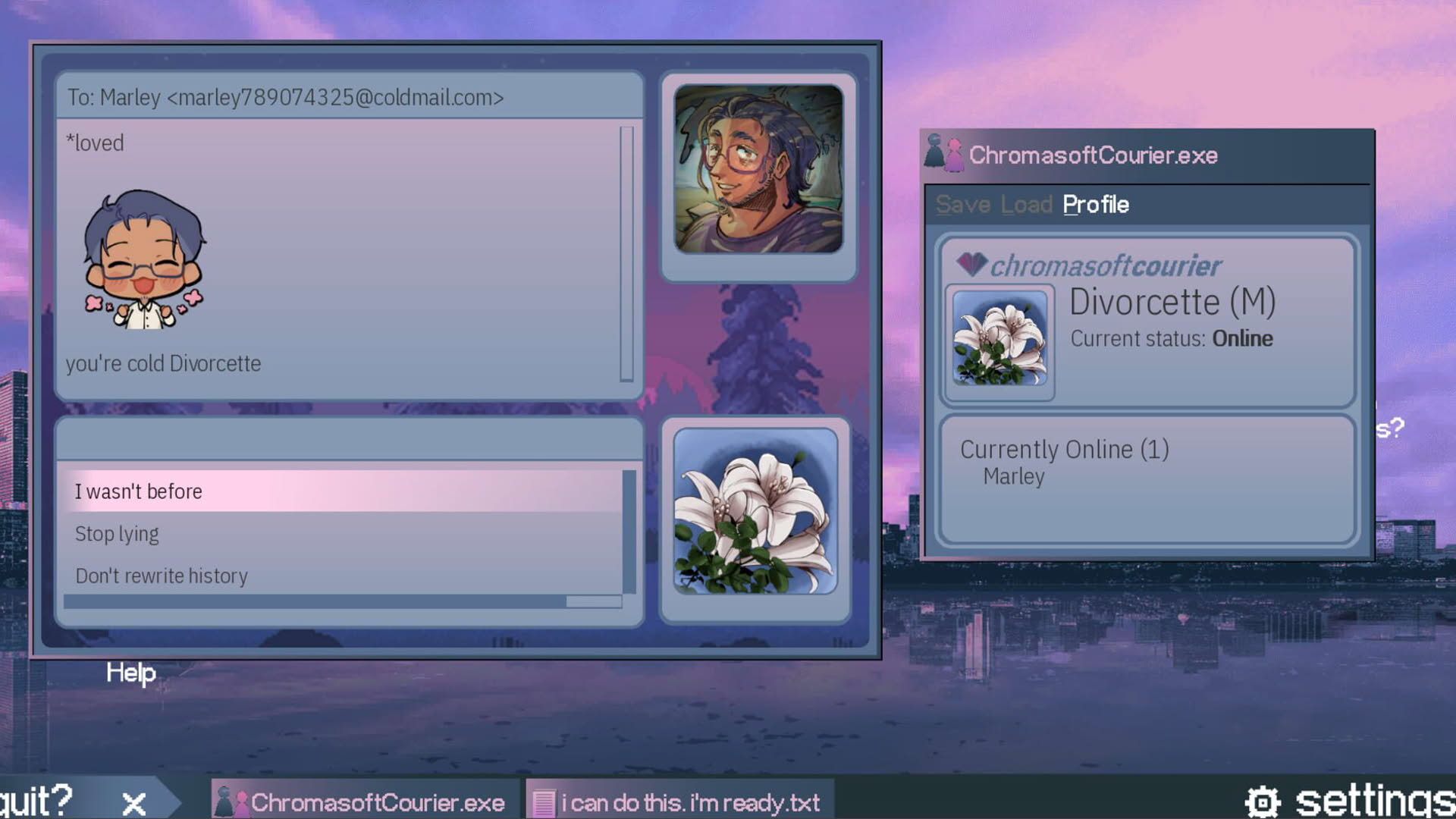 Screenshot for Divorce Chatroom