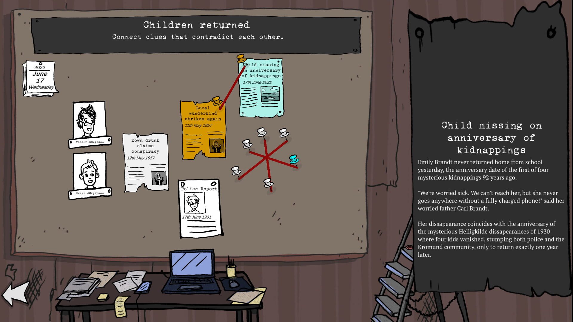 Screenshot for The Case of the Twisted Children