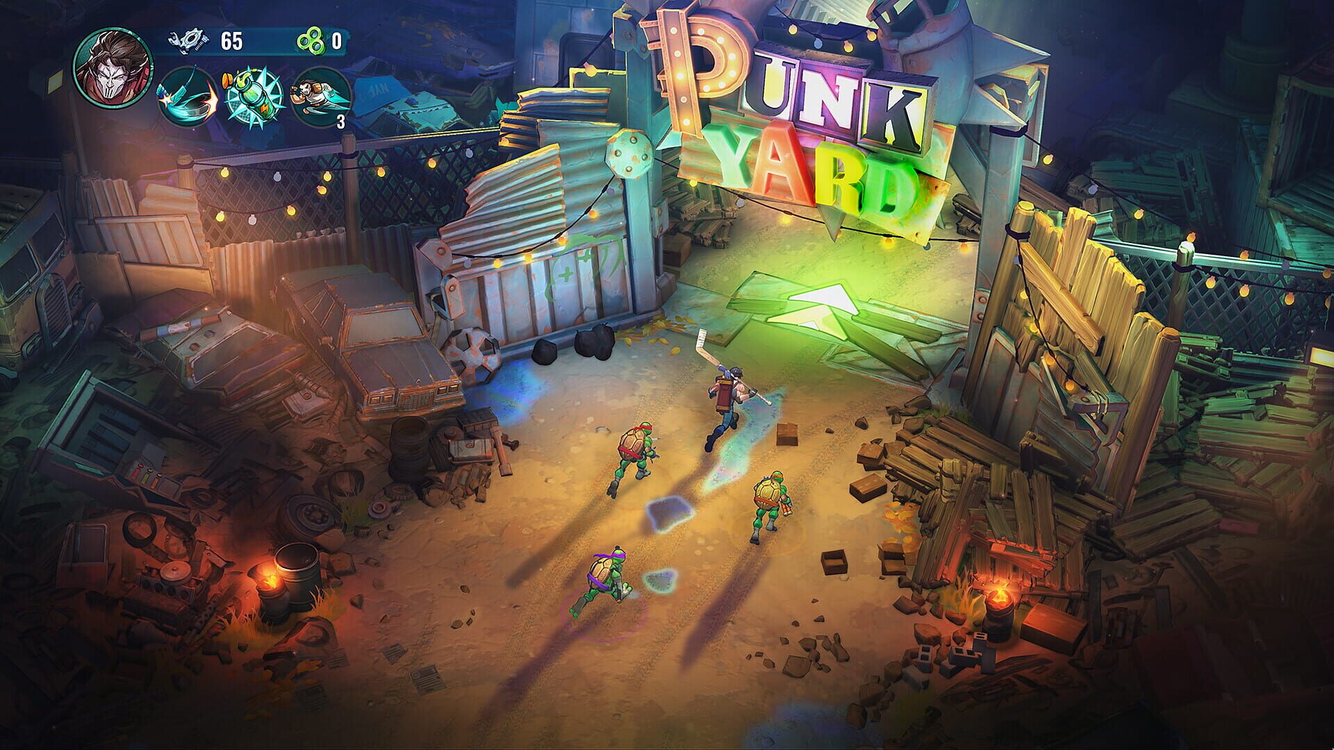 Screenshot for Teenage Mutant Ninja Turtles: Splintered Fate - Casey Jones & the Junkyard Jam