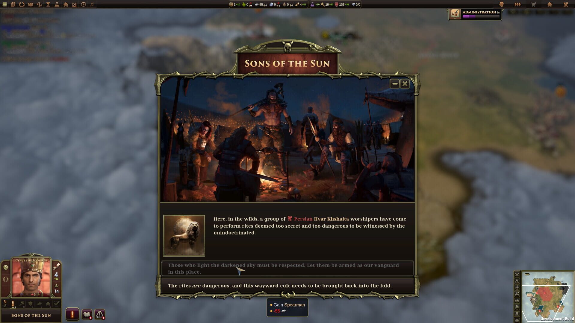 Screenshot for Old World: Wrath of Gods