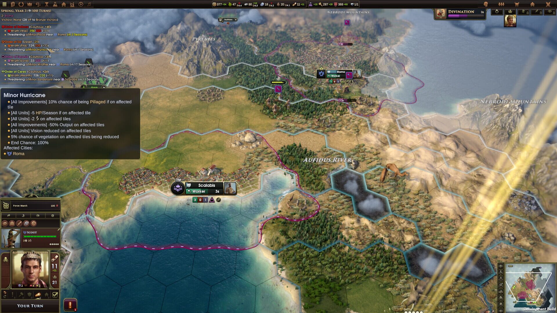 Screenshot for Old World: Wrath of Gods