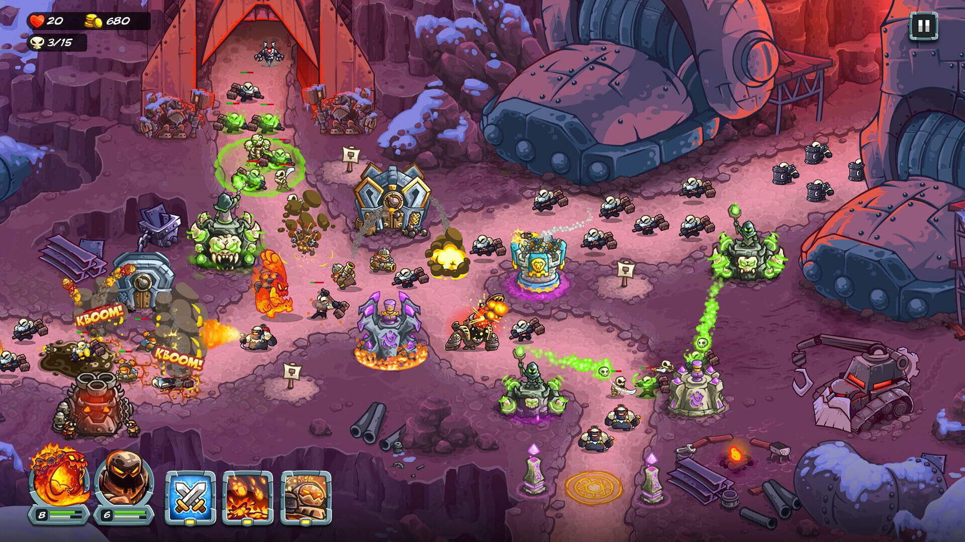 Screenshot for Kingdom Rush 5: Alliance - Colossal Dwarfare