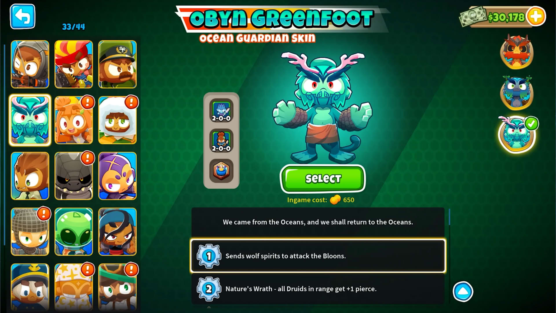 Screenshot for Bloons TD 6: Rogue Legends