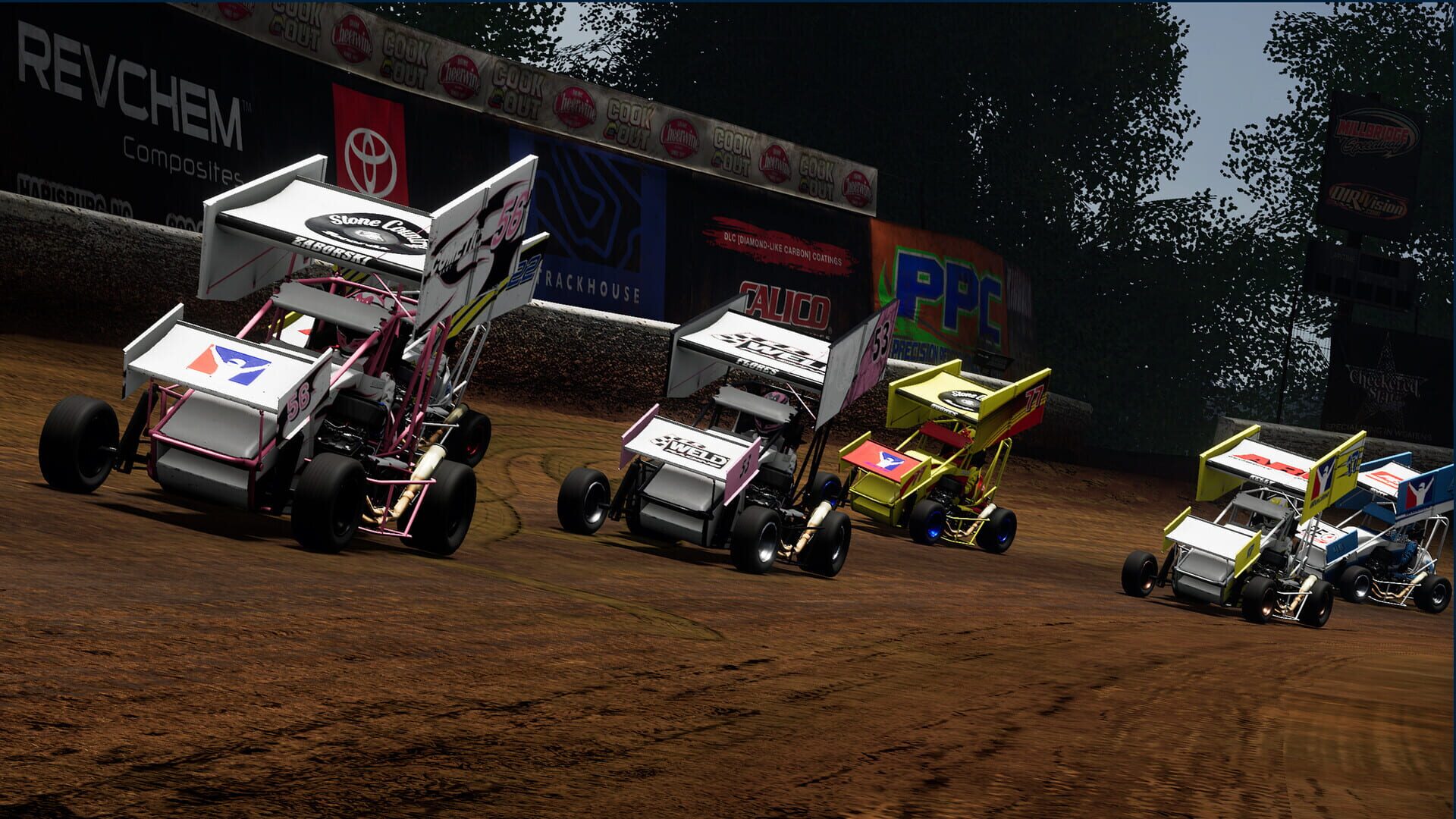 Screenshot for World of Outlaws: Dirt Racing 24
