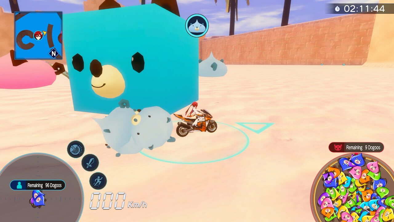 Screenshot for Neptunia Riders vs. Dogoos