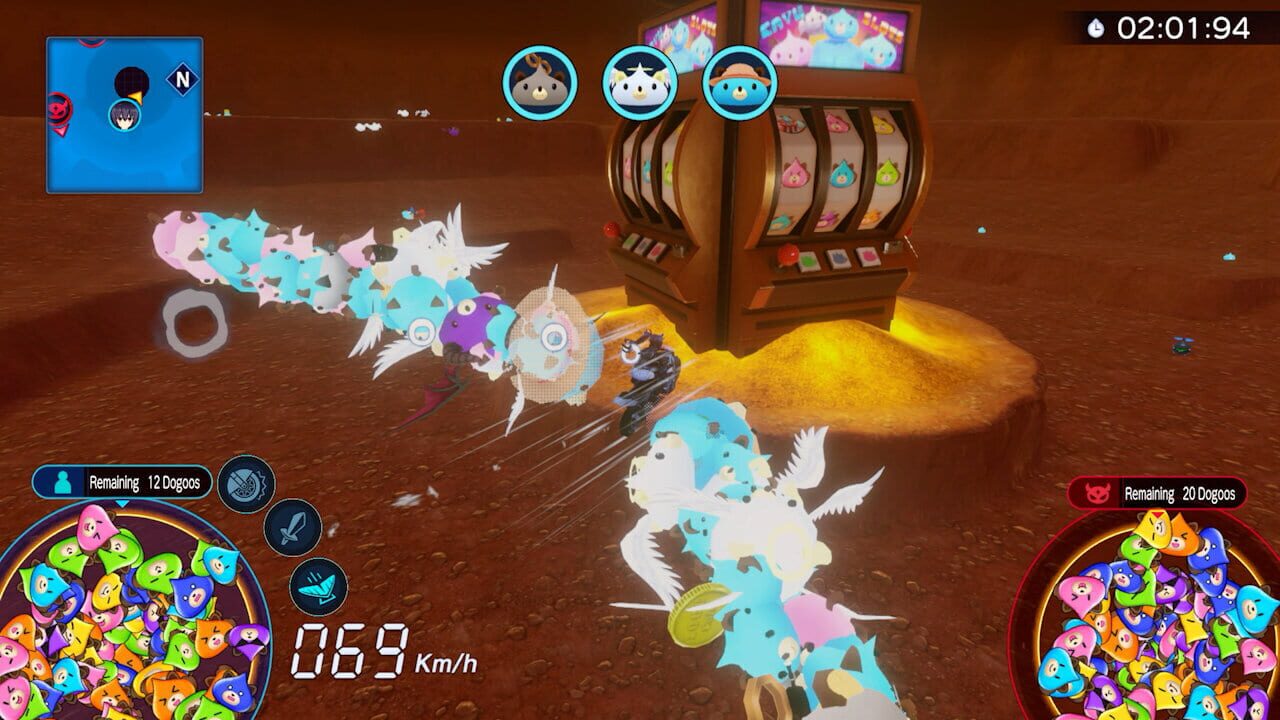 Screenshot for Neptunia Riders vs. Dogoos