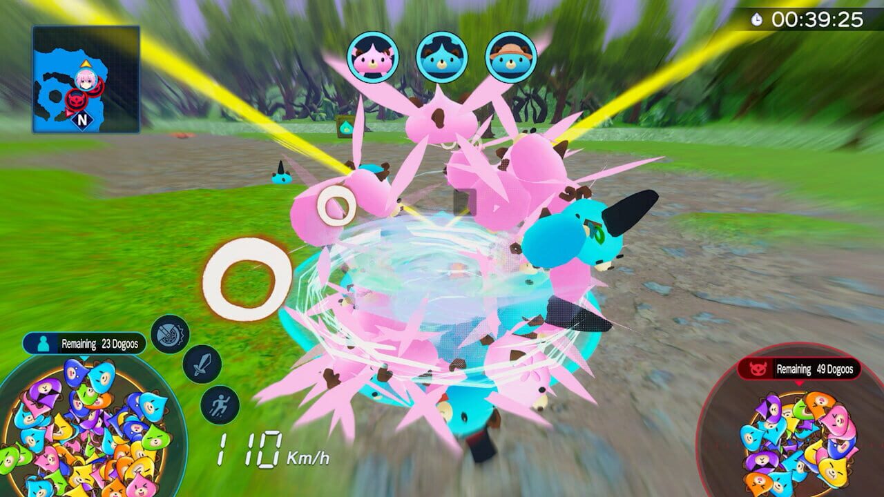 Screenshot for Neptunia Riders vs. Dogoos