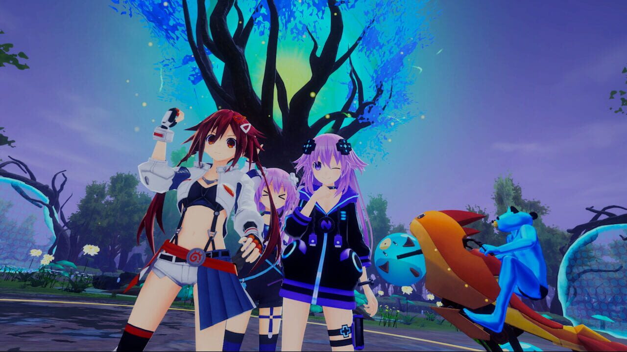 Screenshot for Neptunia Riders vs. Dogoos