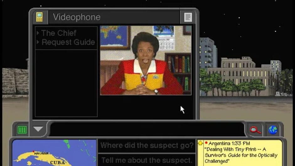 Screenshot for Where in the World Is Carmen Sandiego?