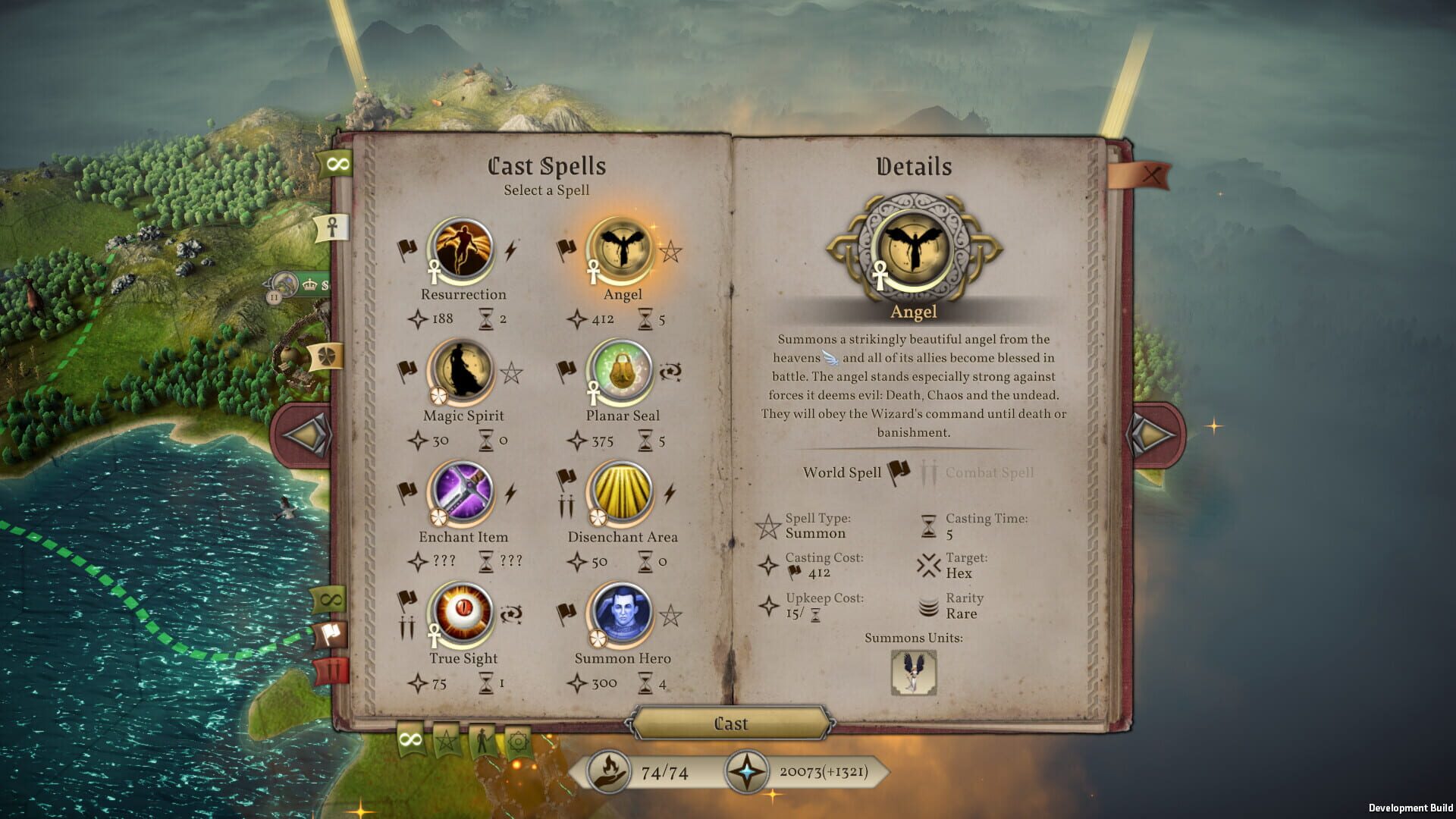 Screenshot for Master of Magic
