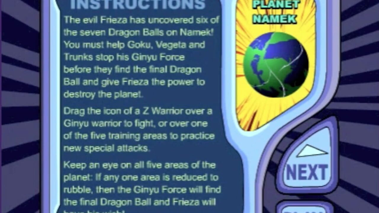 Screenshot for Dragon Ball Z: Mission to Namek
