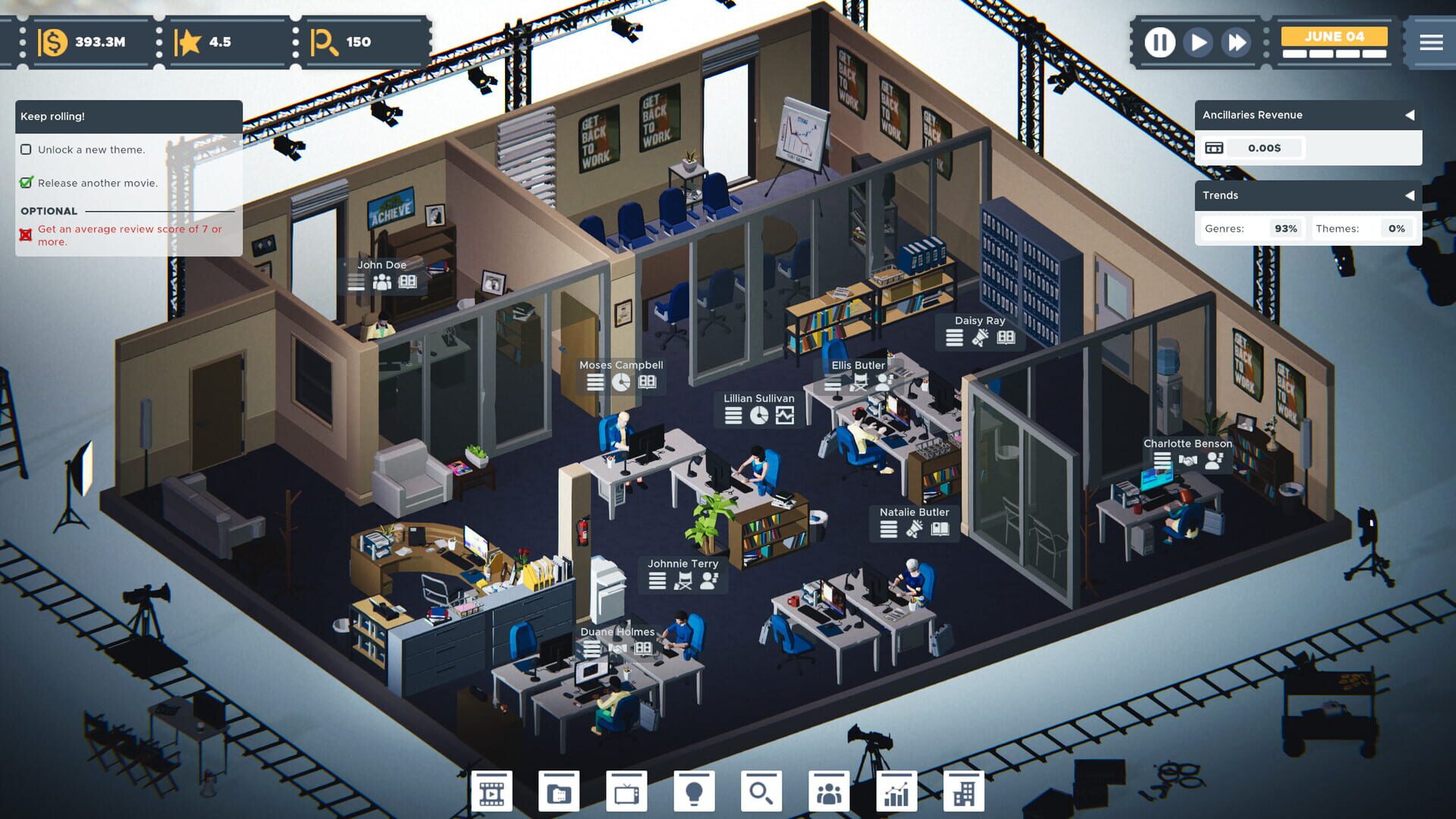 Screenshot for The Executive: Movie Industry Tycoon