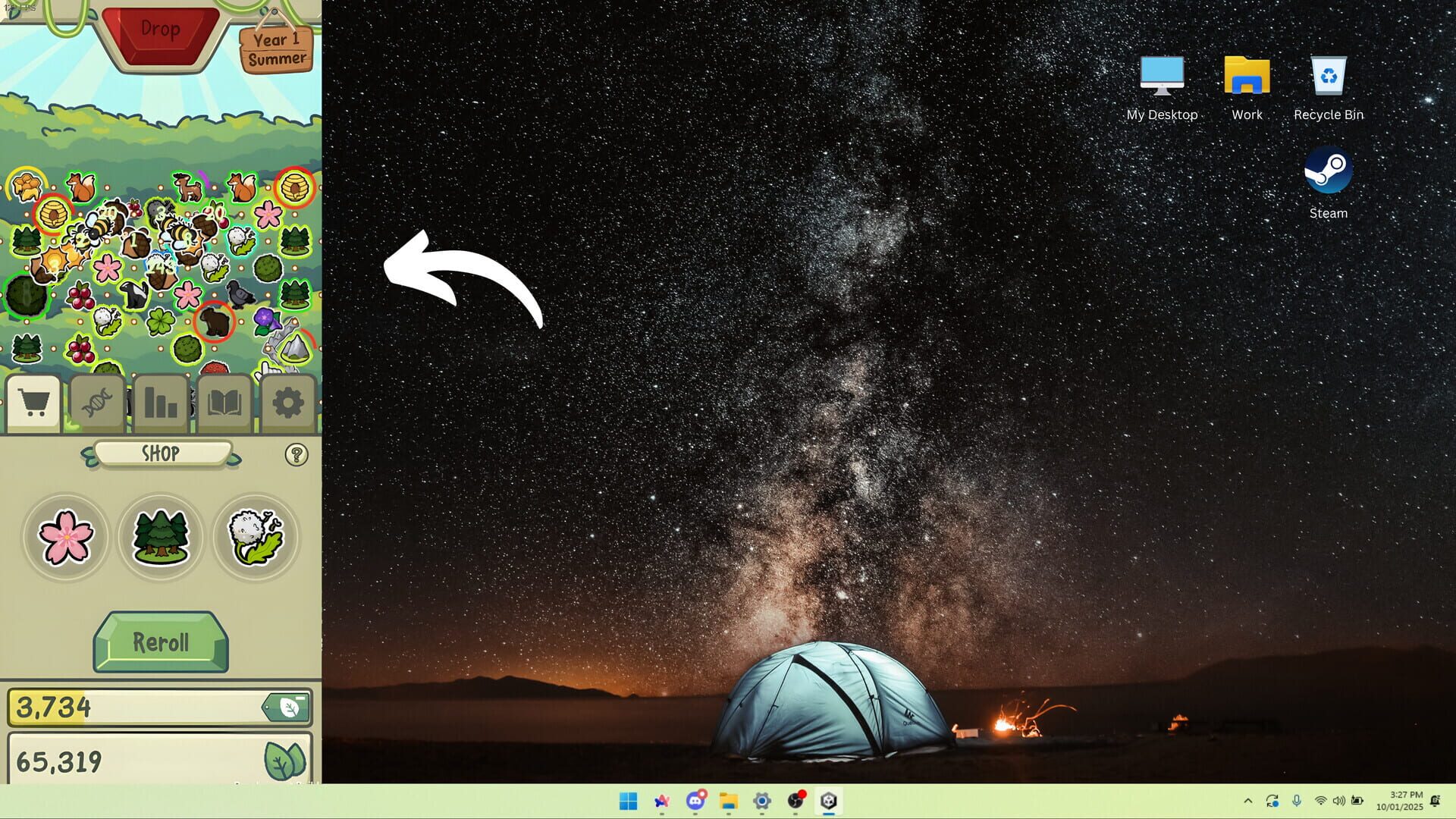 Screenshot for It's Raining Acorn!