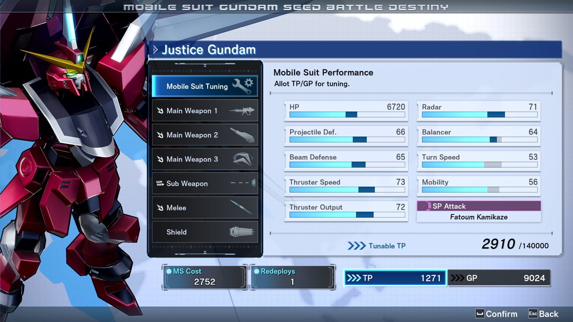 Screenshot for Mobile Suit Gundam Seed: Battle Destiny Remastered