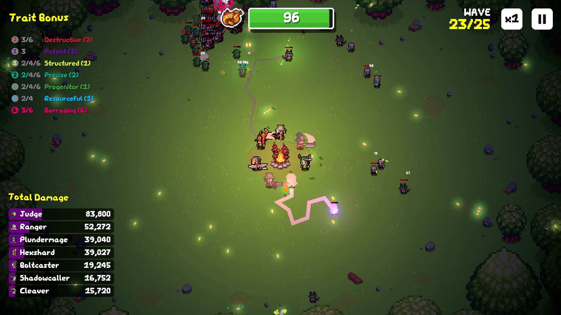 Screenshot for Dinner Defenders