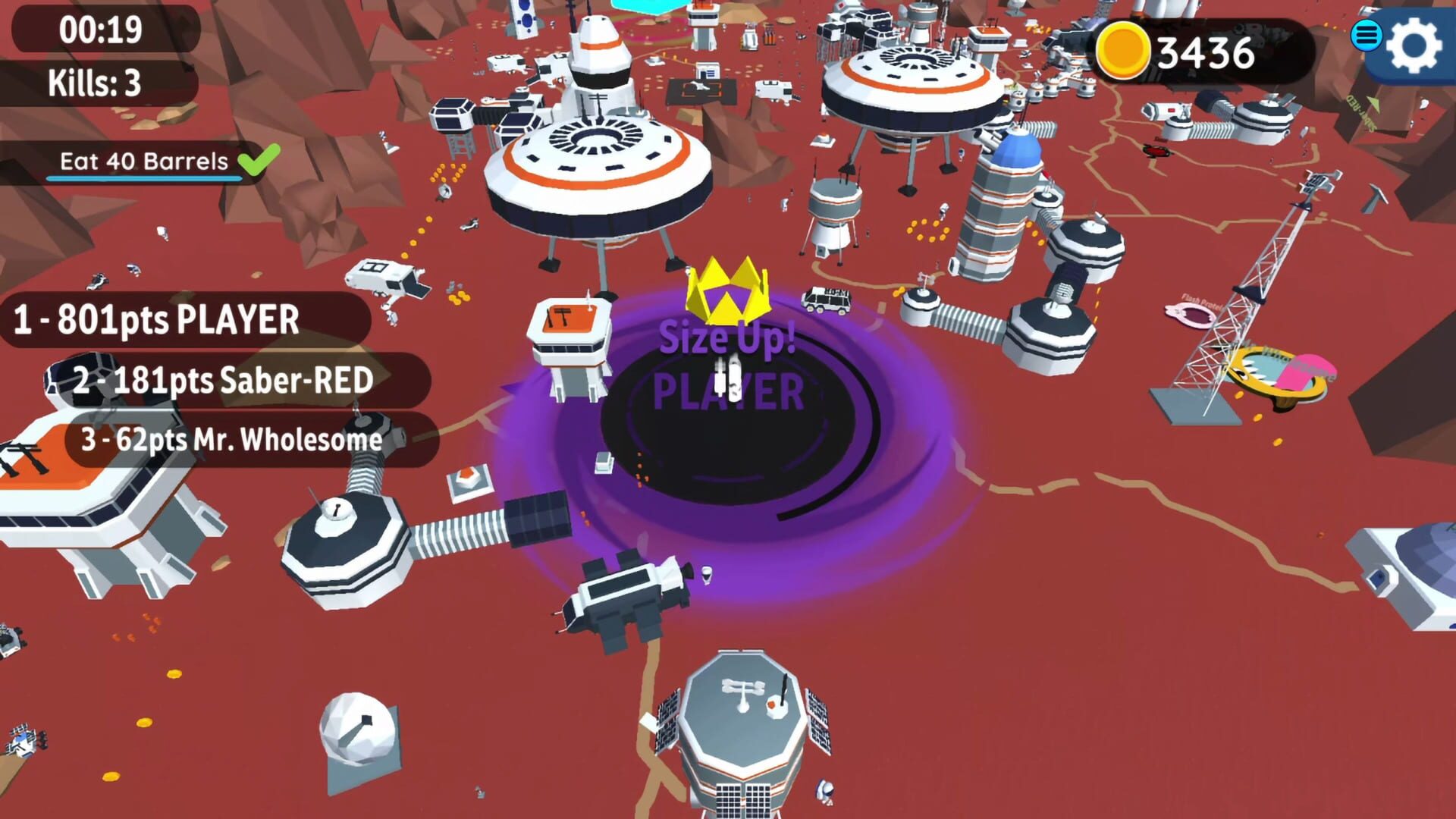 Screenshot for Hole io