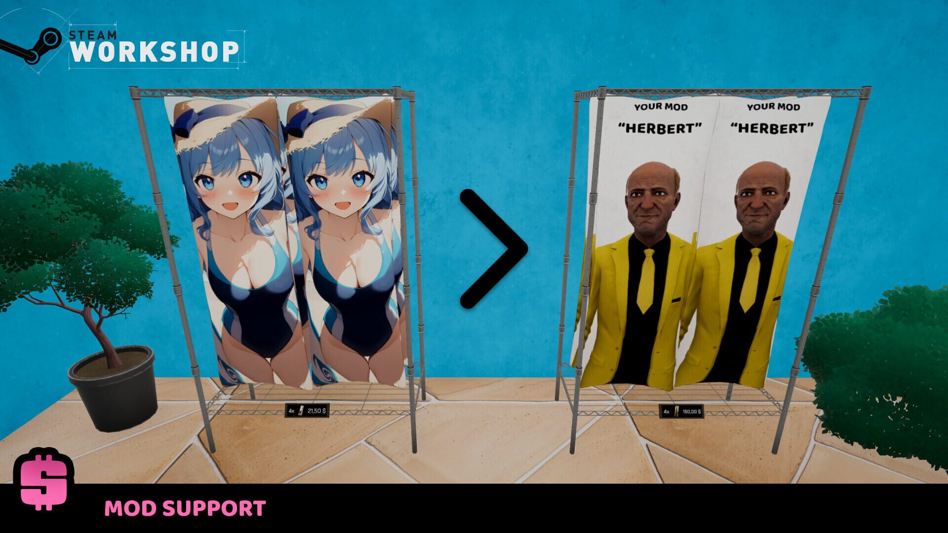 Screenshot for Shop Simulator: Waifu Pillows
