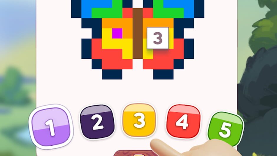 Screenshot for Pixelwoods: Coloring Book & Decor
