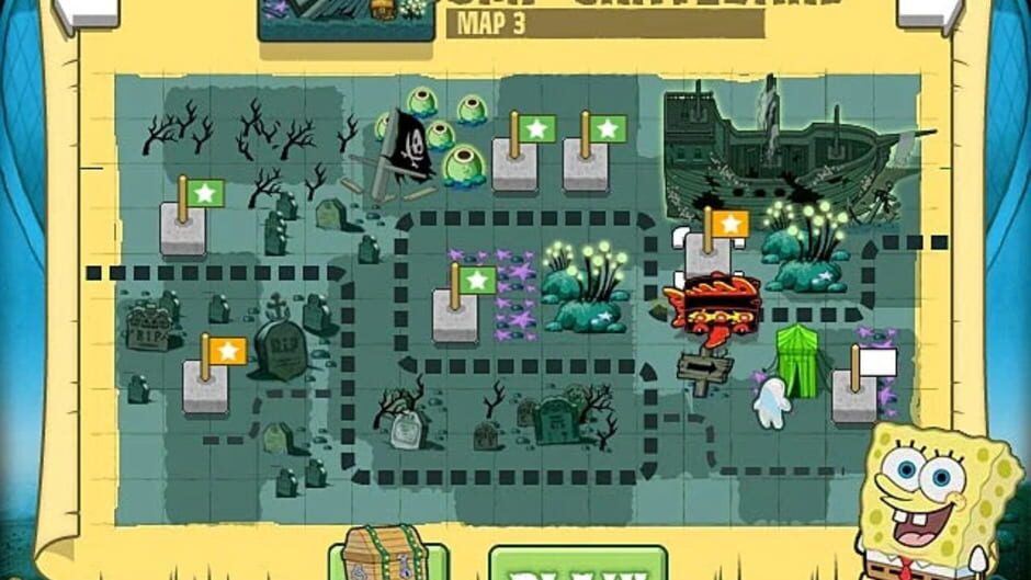 Screenshot for SpongeBob's Atlantis SquarePantis SquareOff
