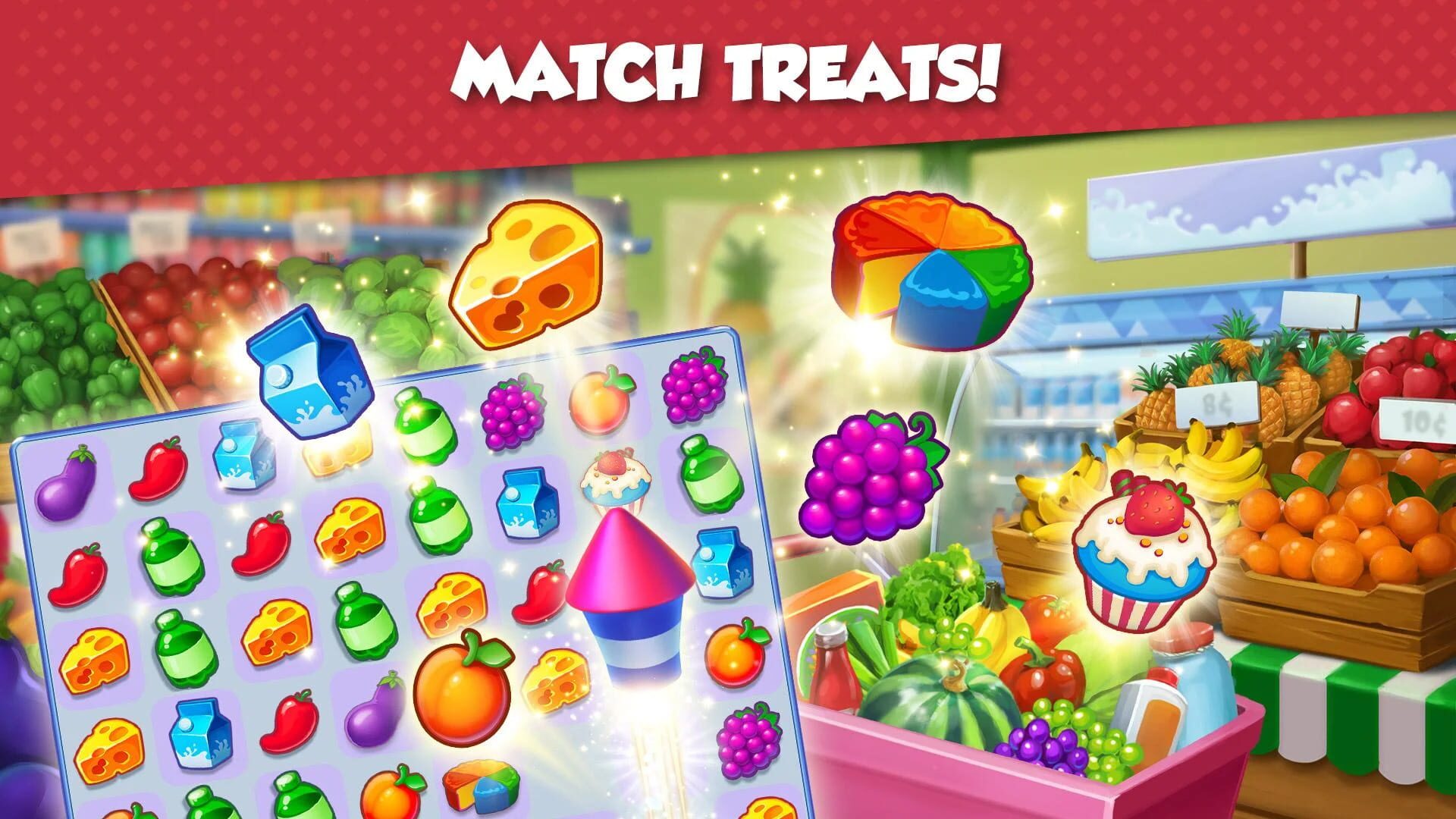 Screenshot for Supermarket Mania: Match 3
