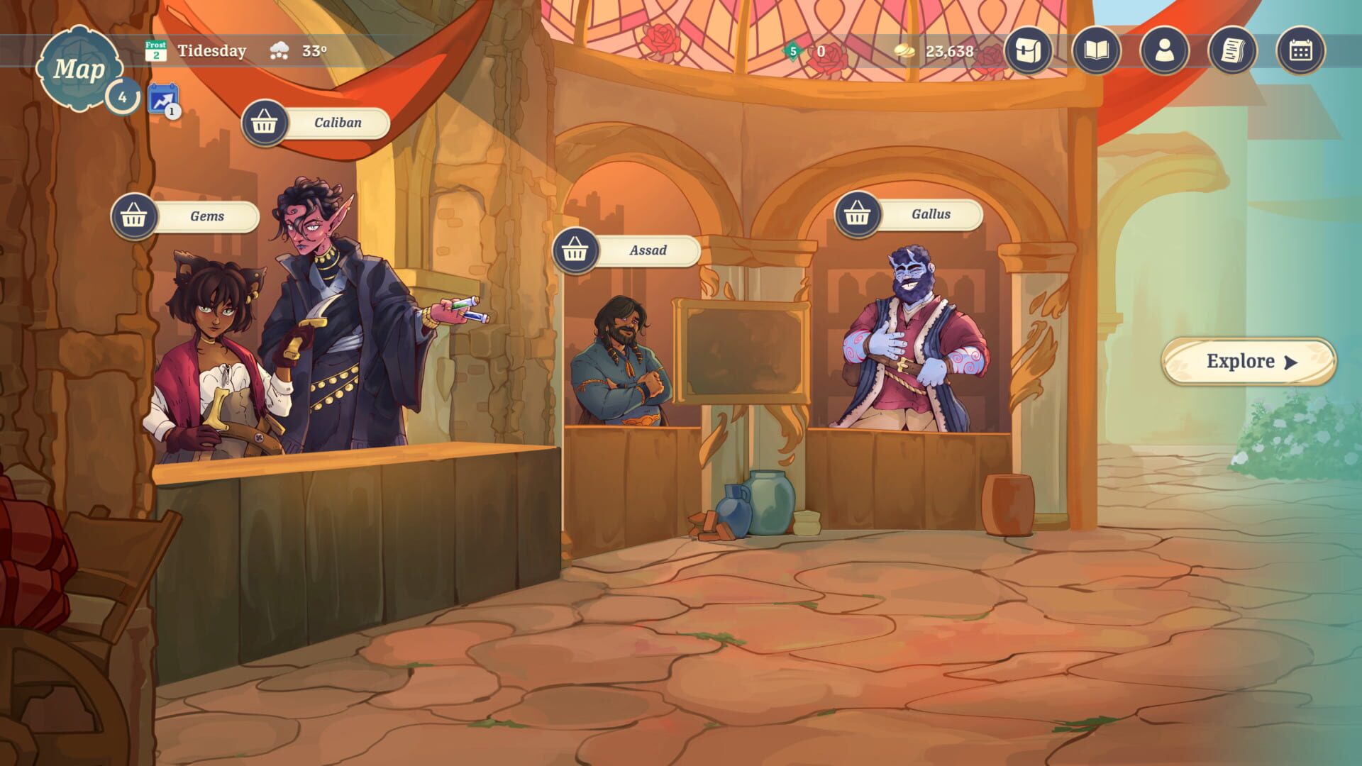 Screenshot for Merchants of Rosewall