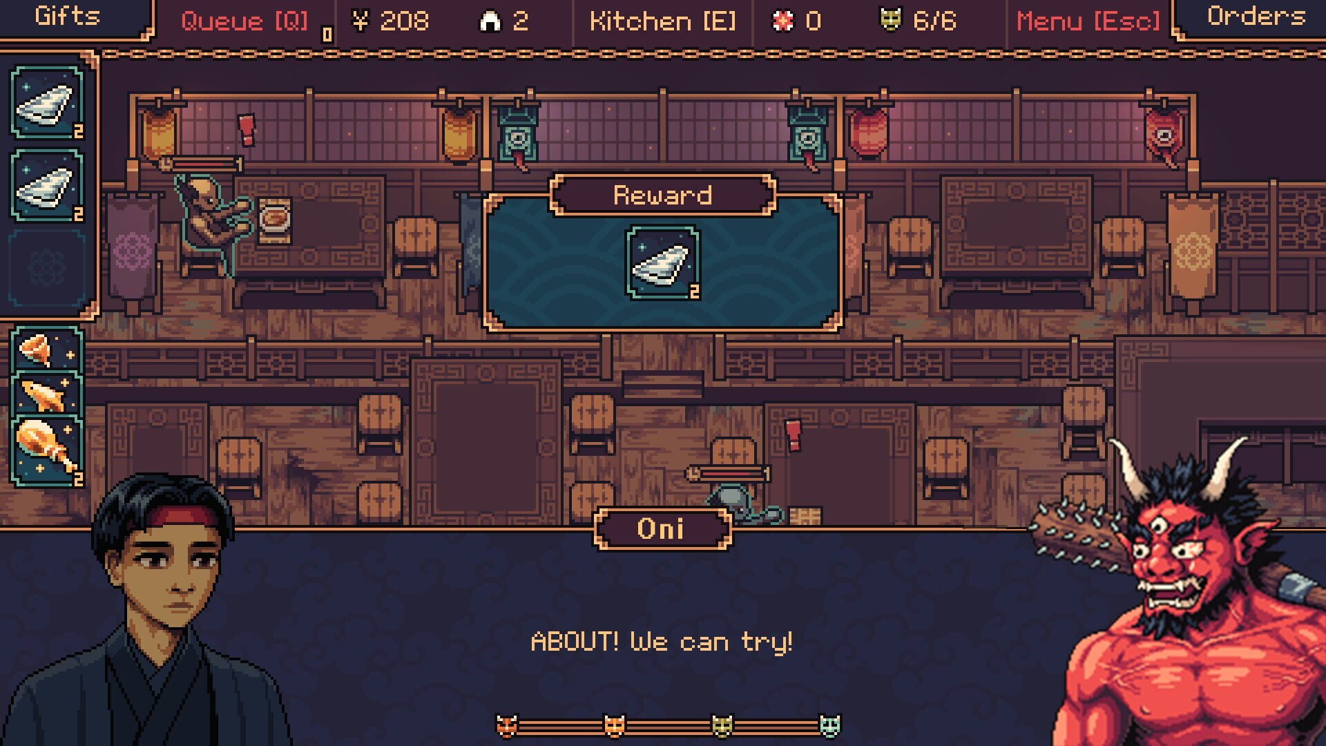 Screenshot for The Way of the Tray: Japanese Restaurant Simulator