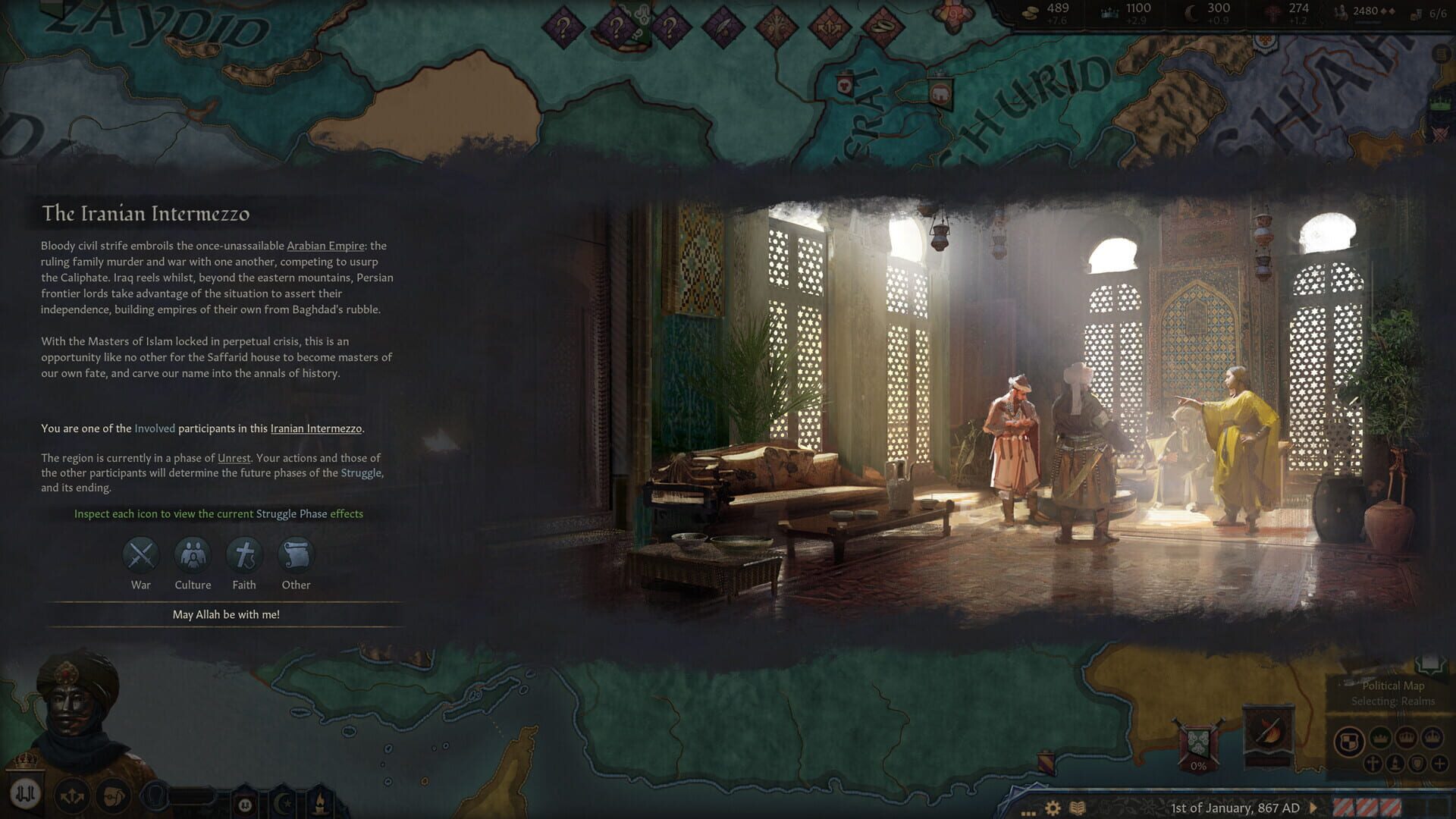 Screenshot for Crusader Kings III: Legacy of Persia
