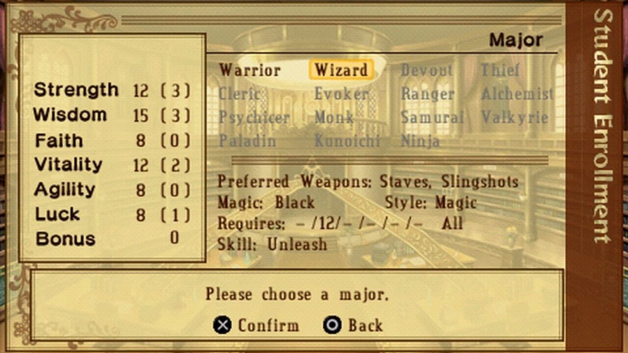 Screenshot for Class of Heroes