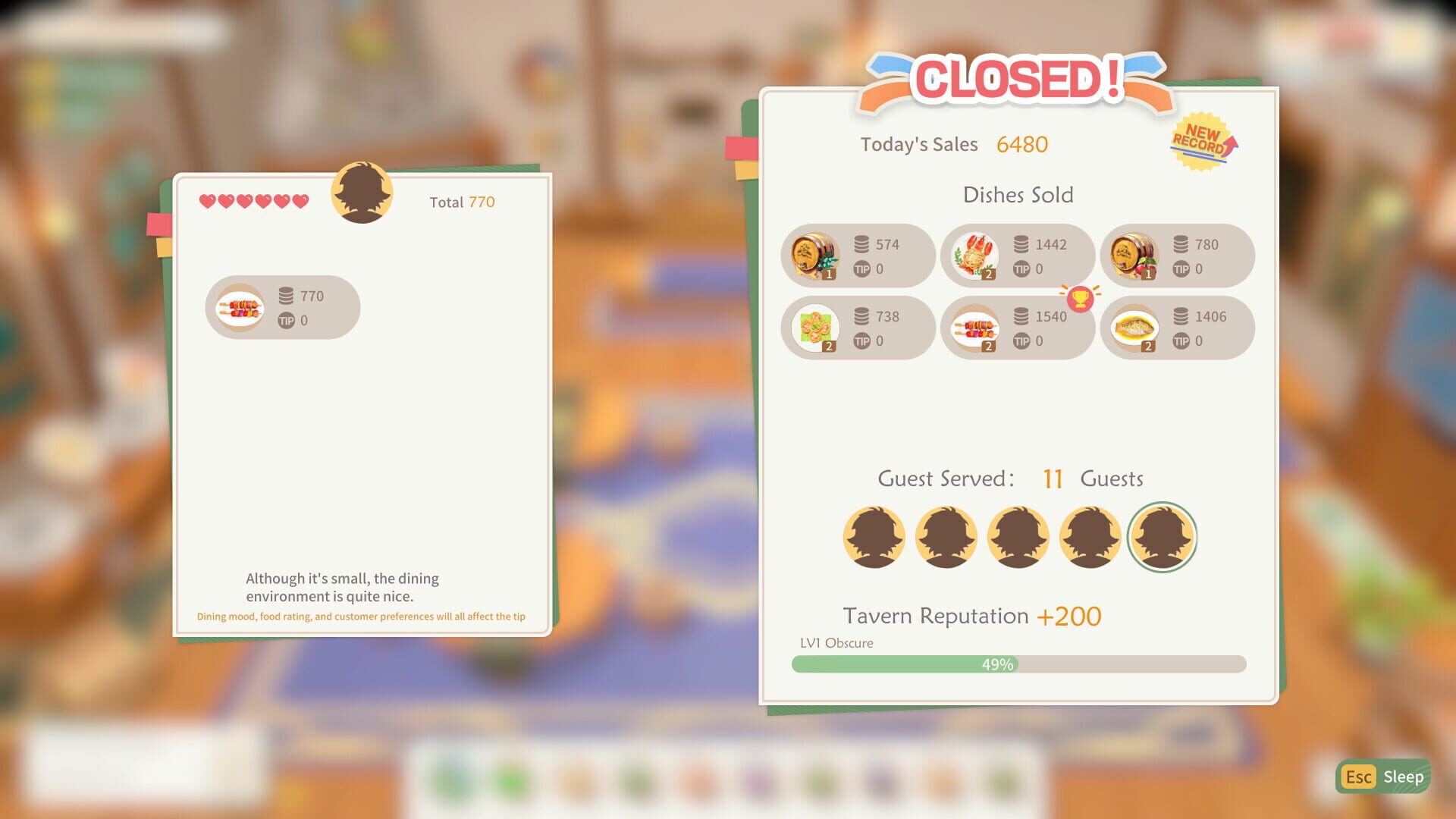 Screenshot for Dragon Song Tavern