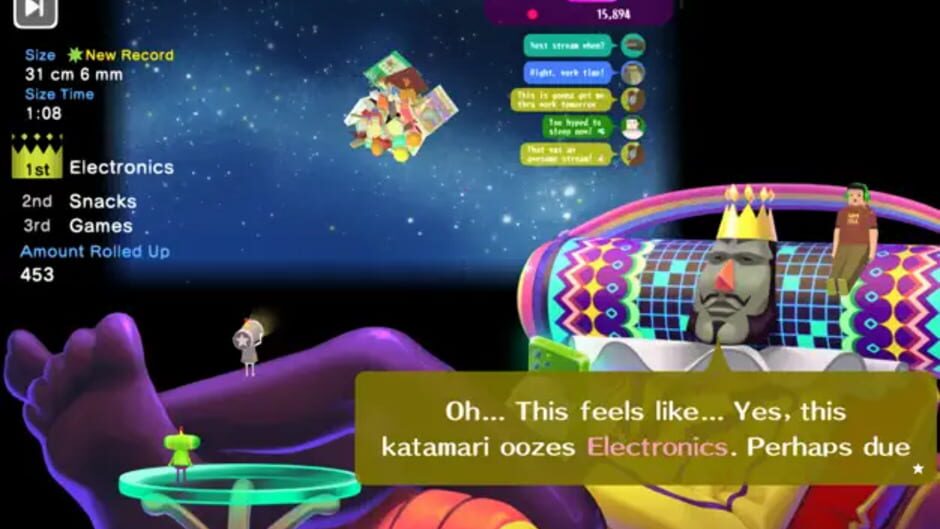 Screenshot for Katamari Damacy Rolling Live
