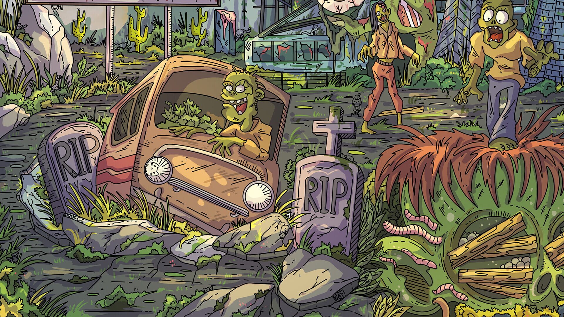 Screenshot for 100 Zombie Cats