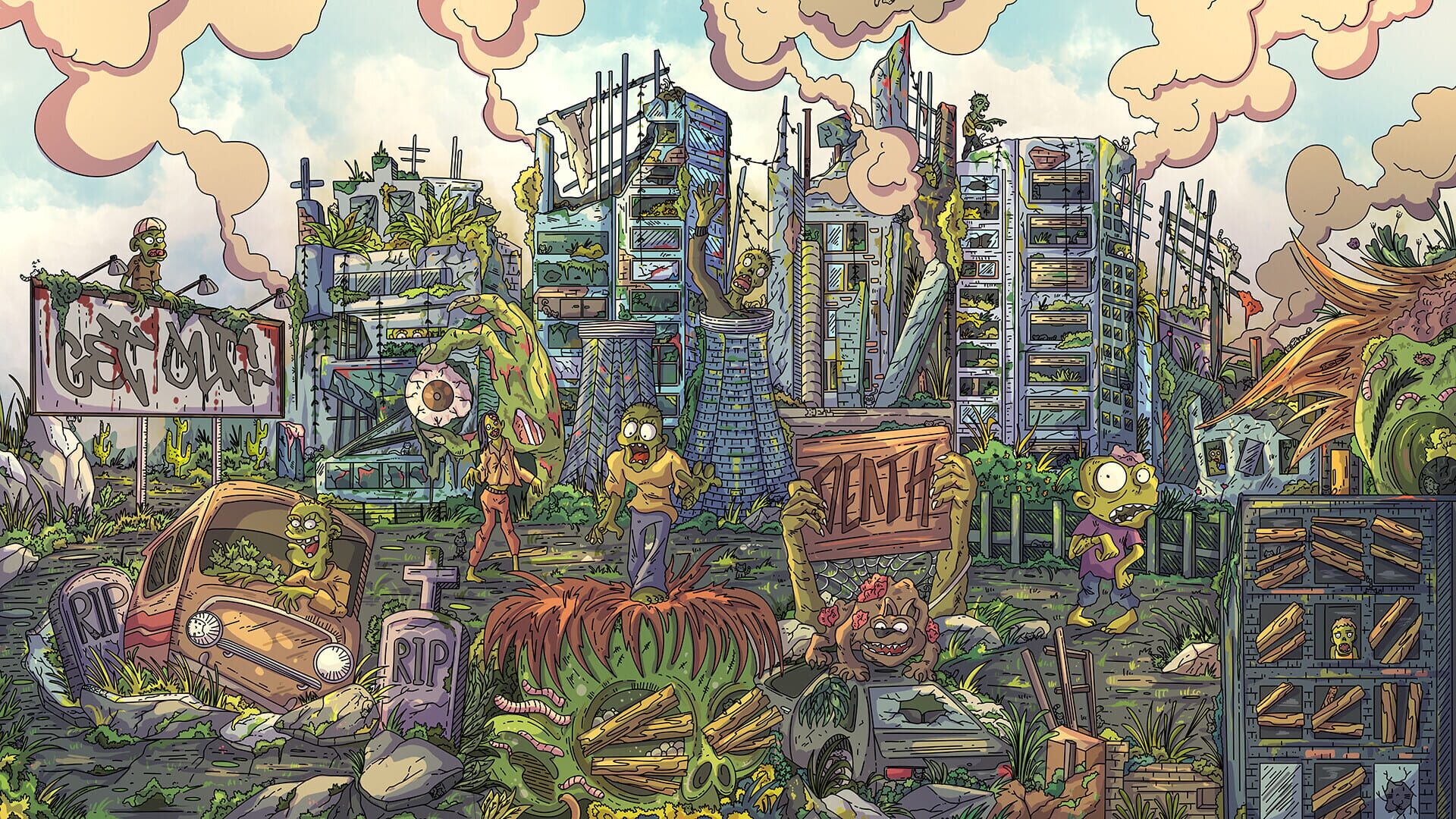Screenshot for 100 Zombie Cats