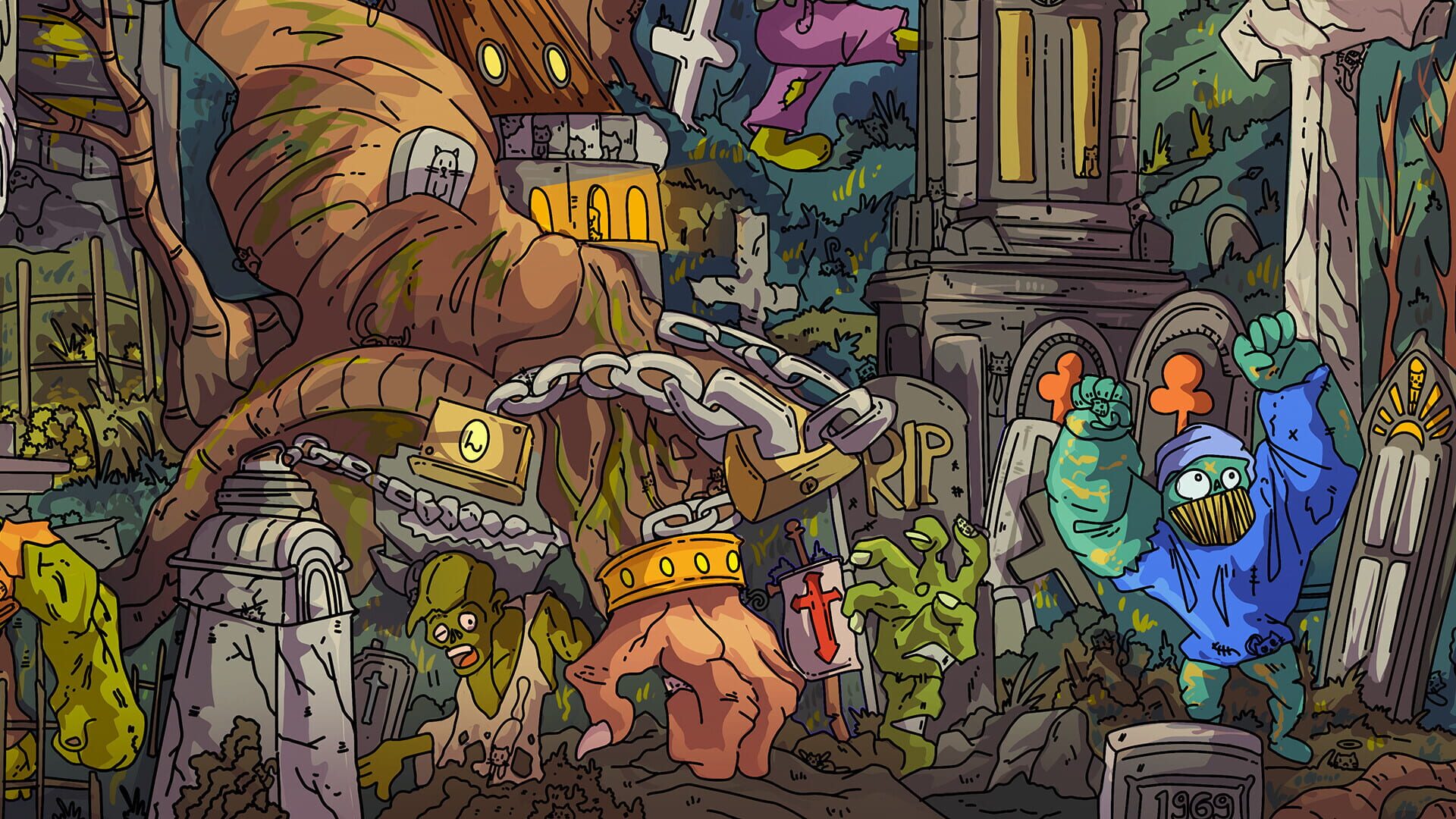 Screenshot for 100 Zombie Cats