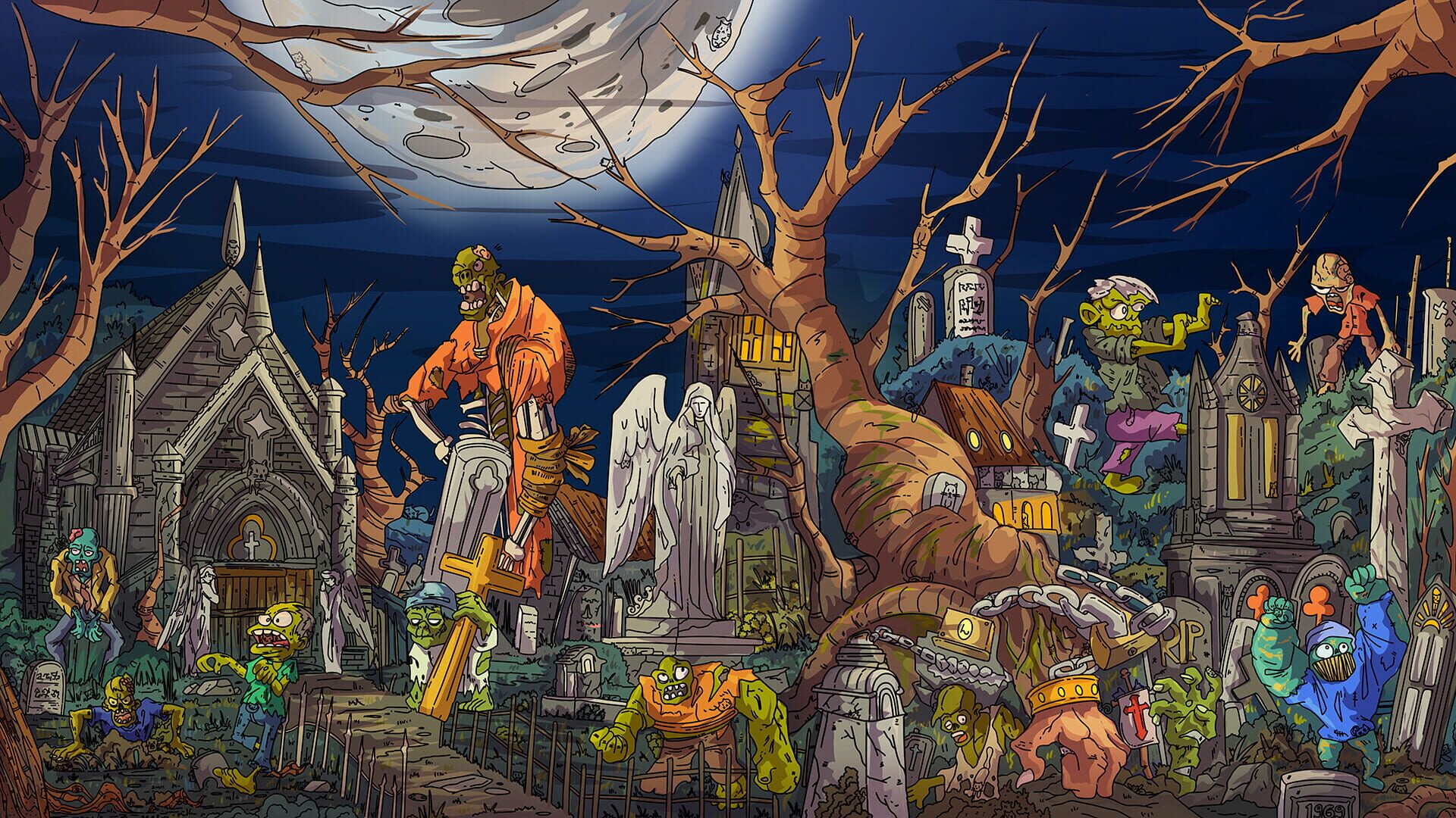 Screenshot for 100 Zombie Cats