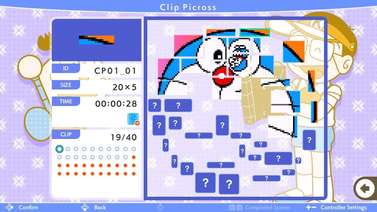 Screenshot for Picross S Doraemon & F Characters Edition