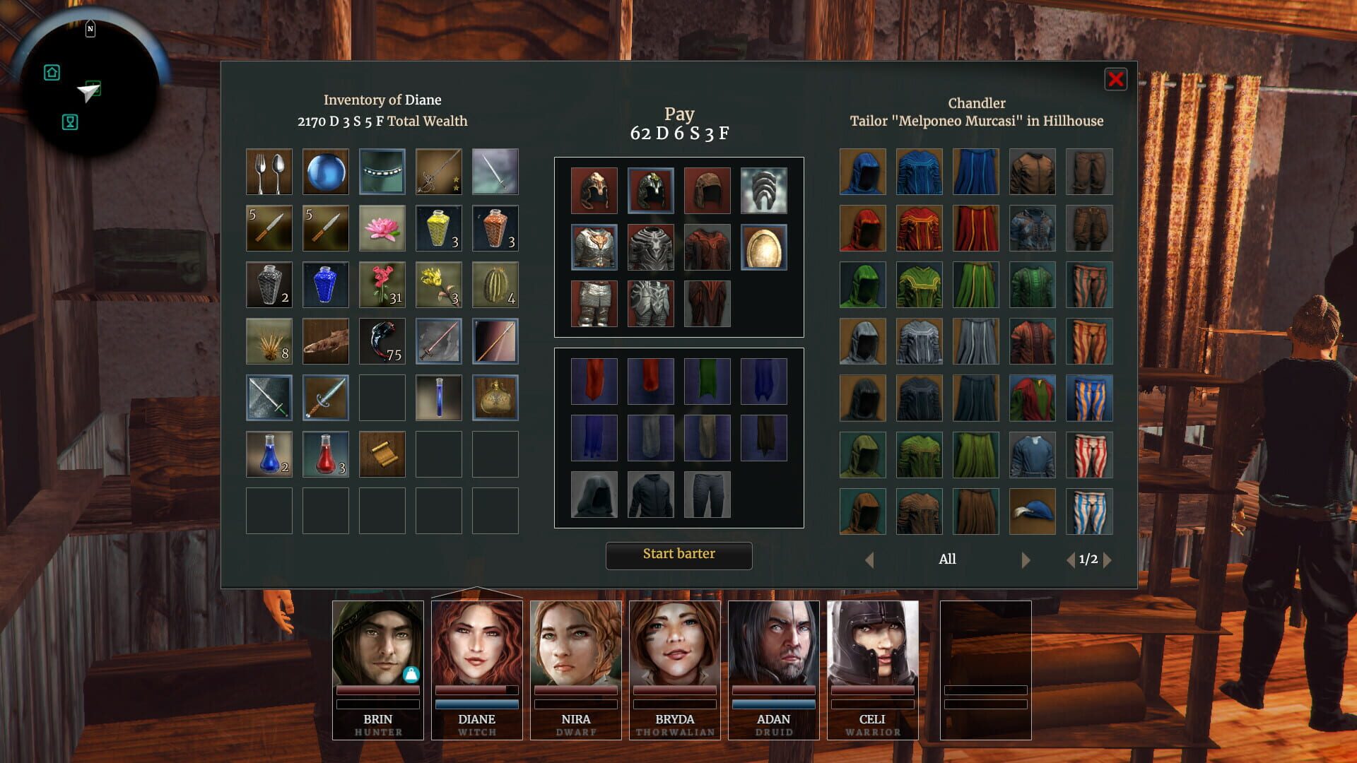Screenshot for Realms of Arkania: Star Trail