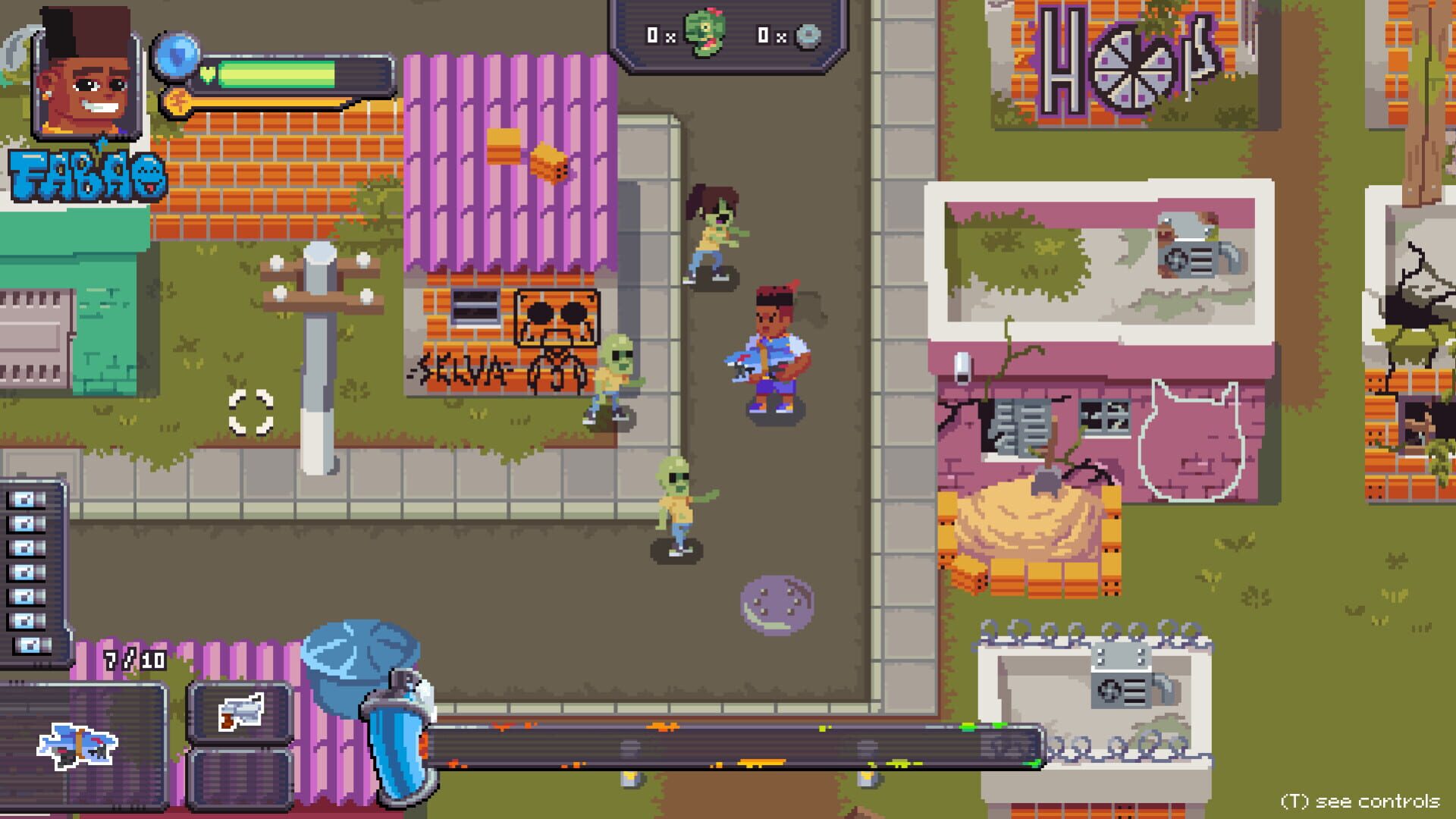 Screenshot for Ghetto Zombies: Graffiti Squad