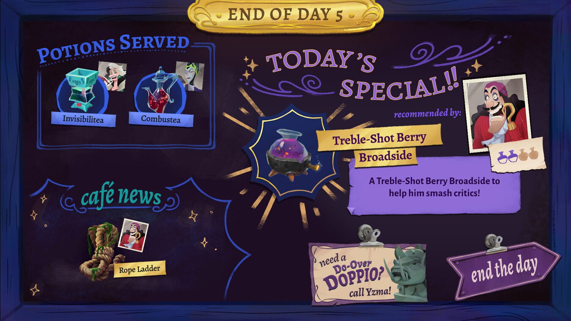 Screenshot for Disney Villains Cursed Café