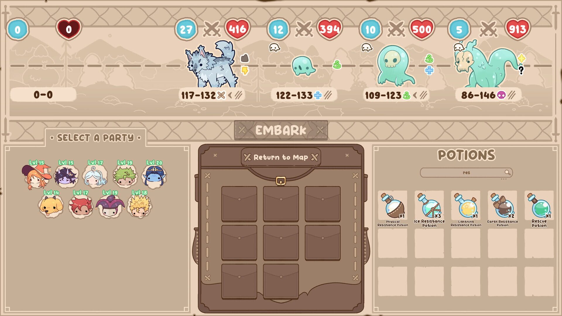 Screenshot for My Party Needs an Alchemist